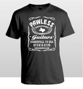 Image of 4th Generation Pawless shirt  2011 print- Black w/White print