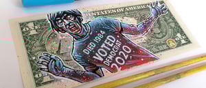 Zombie Voter #1 (on $1 bill)