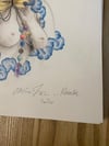 INDIGO MUSE II - Miss Van & Ramon Maiden collaboration print-