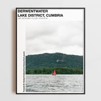 Derwentwater Sailboat Poster 