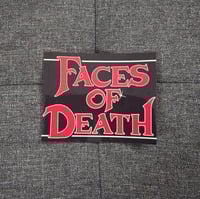 "Faces Of Death" logo vinyl sticker
