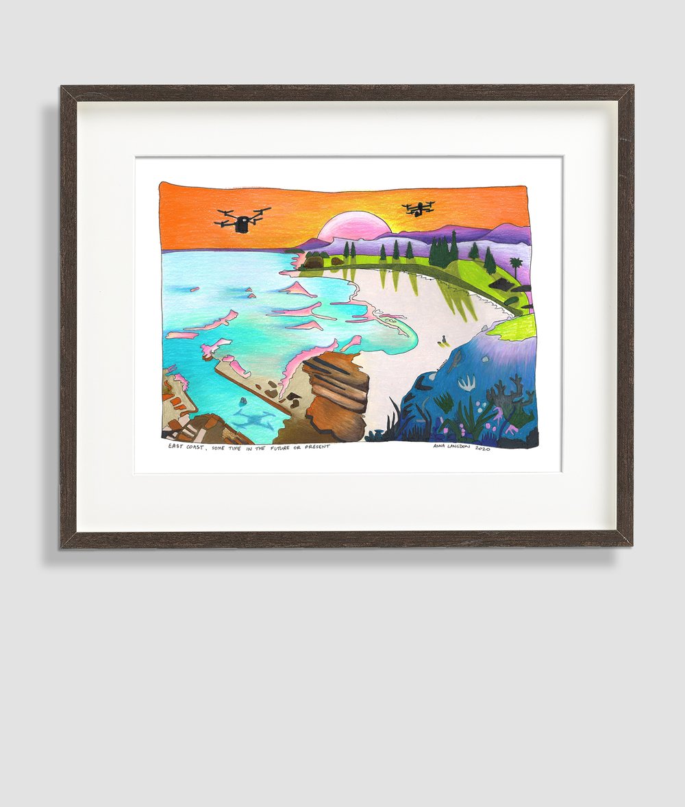 East Coast Future A3 Limited Edition (100) Giclée Print