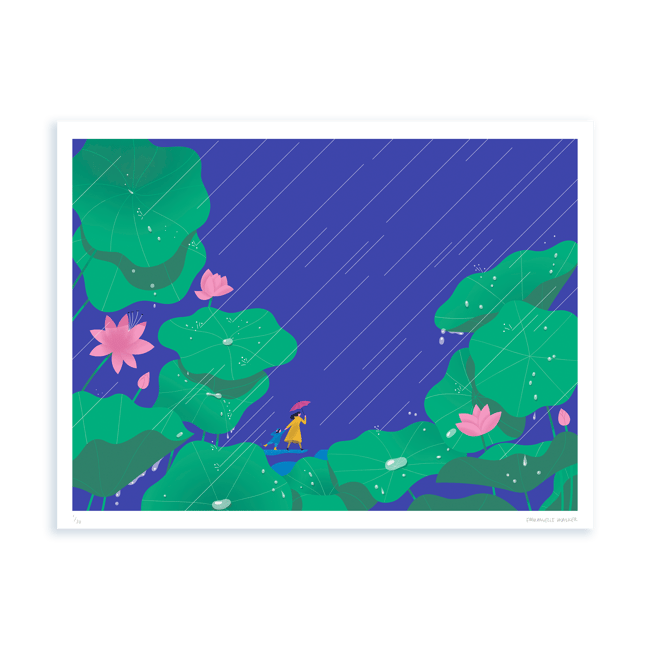 Print — Biomimicry — Lotus