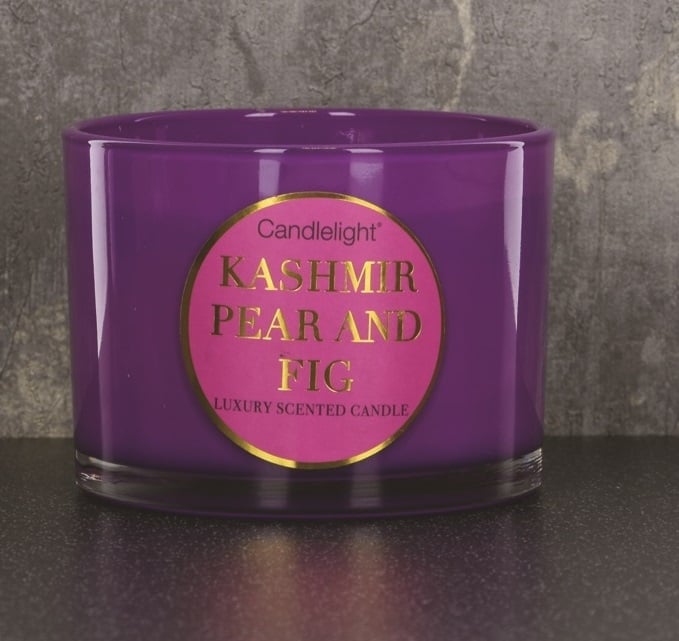 Purple Kashmir, Pear & Fig Candle / Sienna's Sparkles