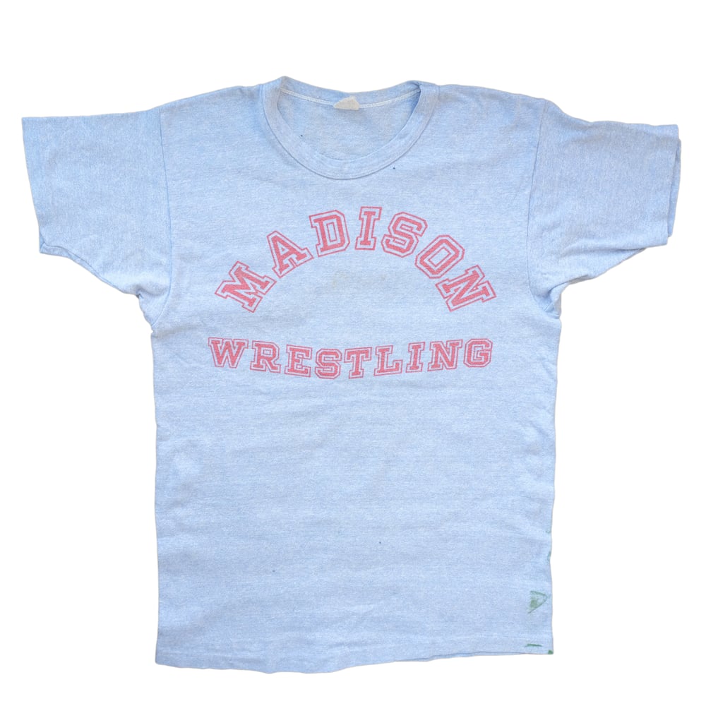 Image of Vintage 1960's Champion Madison Wrestling Tee