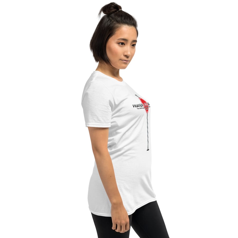 Image of Prayer Lives Matter Cross Stop 2 Short-Sleeve Unisex T-Shirt