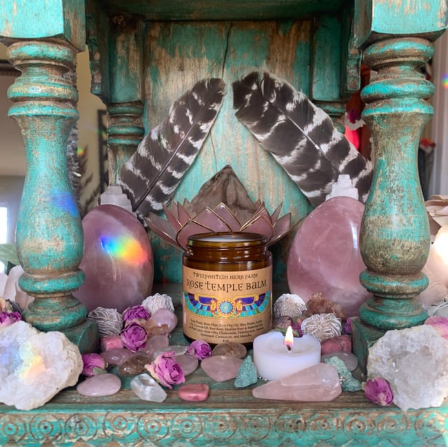 Rose Temple Balm (4oz)