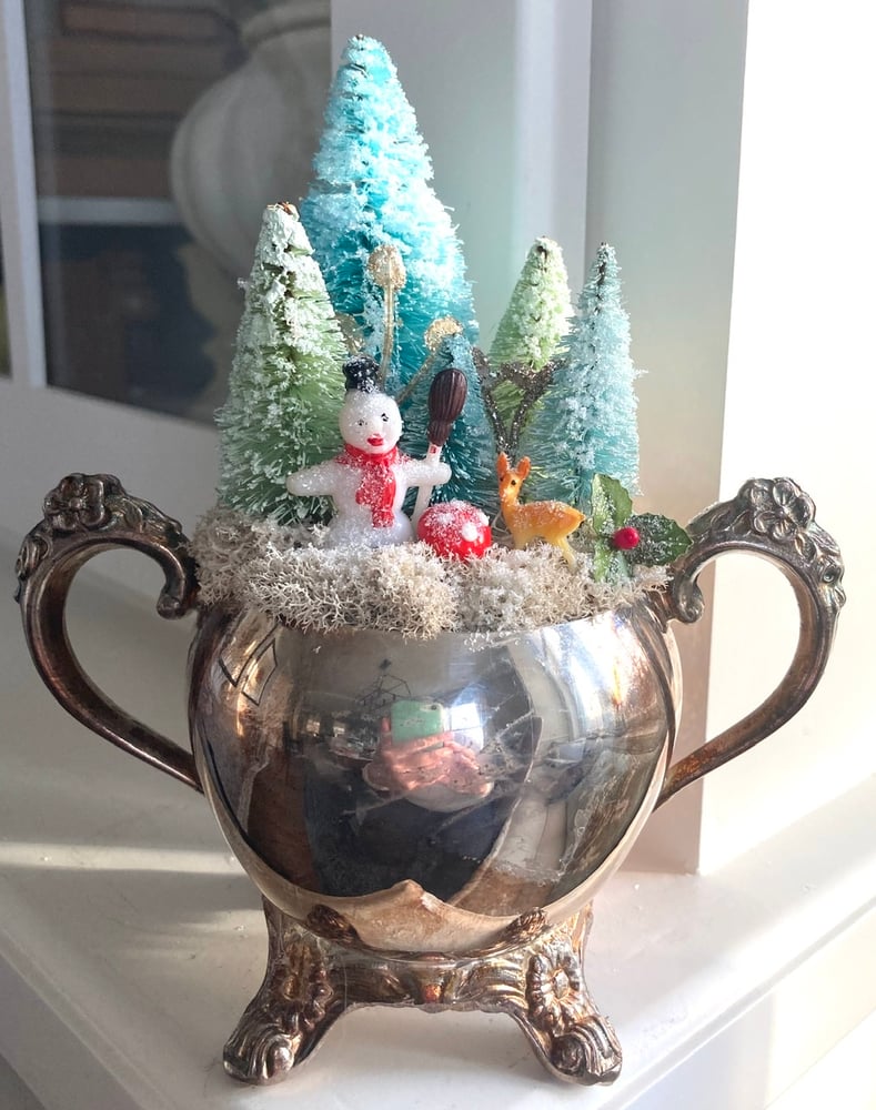 Image of Sweet snowman wee wonderland sugar bowl 