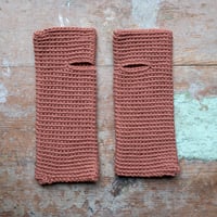 Image 1 of Wrist Worms, Merino, Cedar