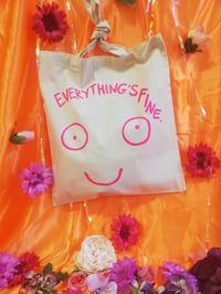 Image 1 of Everything's fine totebag