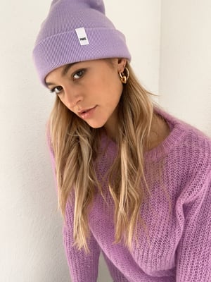 Image of Lila Label Beanie