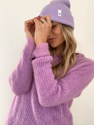 Image of Lila Label Beanie