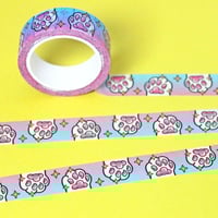 Image 1 of Magic Cat Paw Washi Tape - Toe Beans - 15mm by 10m - Japanese masking tape