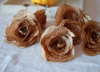 Romantic paper roses