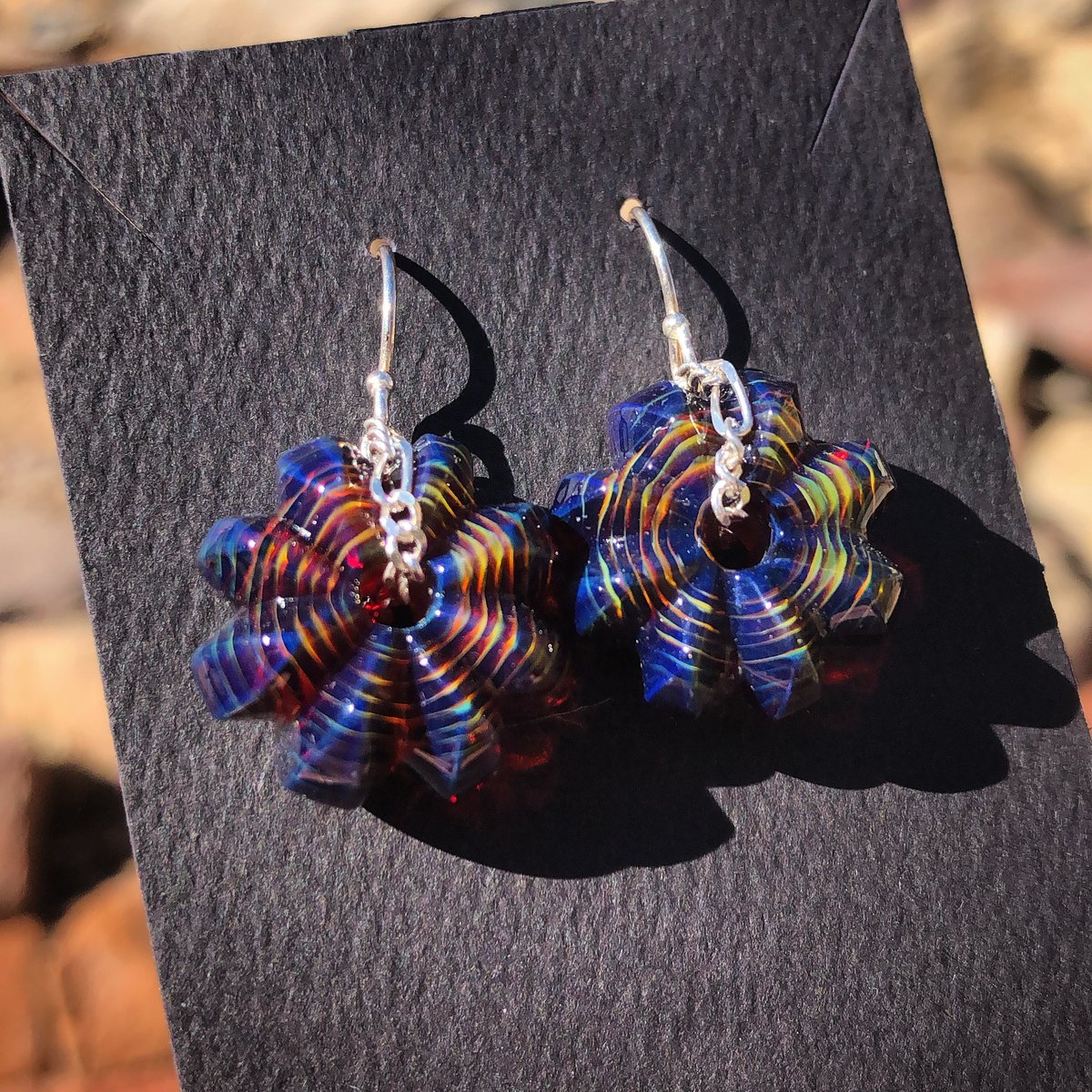 Image of Carver Gem Earrings