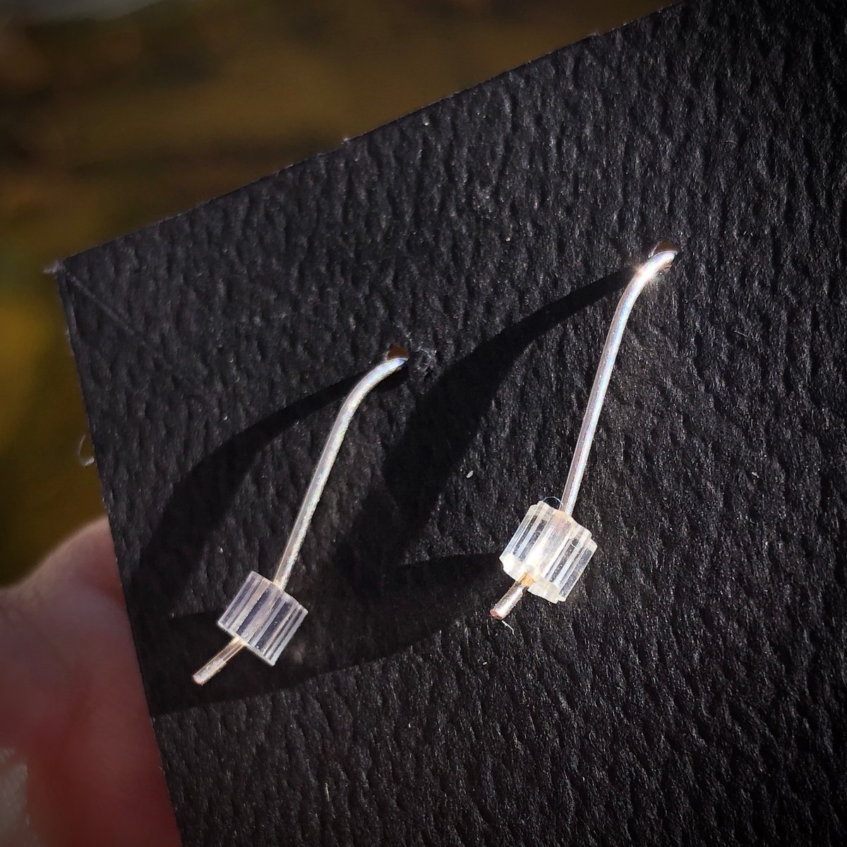 Image of Carver Gem Earrings