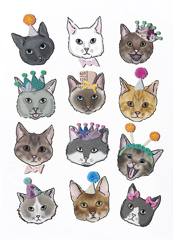 Image of Party Cats Card