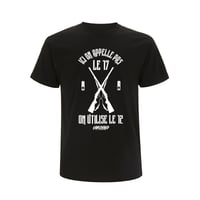 TEE-SHIRT NOIR - ICI ON APPELLE PAS LE 17