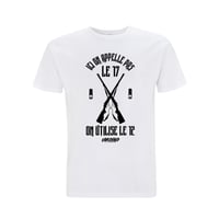 TEE-SHIRT BLANC - ICI ON APELLE PAS LE 17