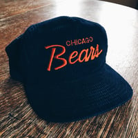 Image 1 of Original 90’s Sports Specialties Chicago Bears Corduroy Hat