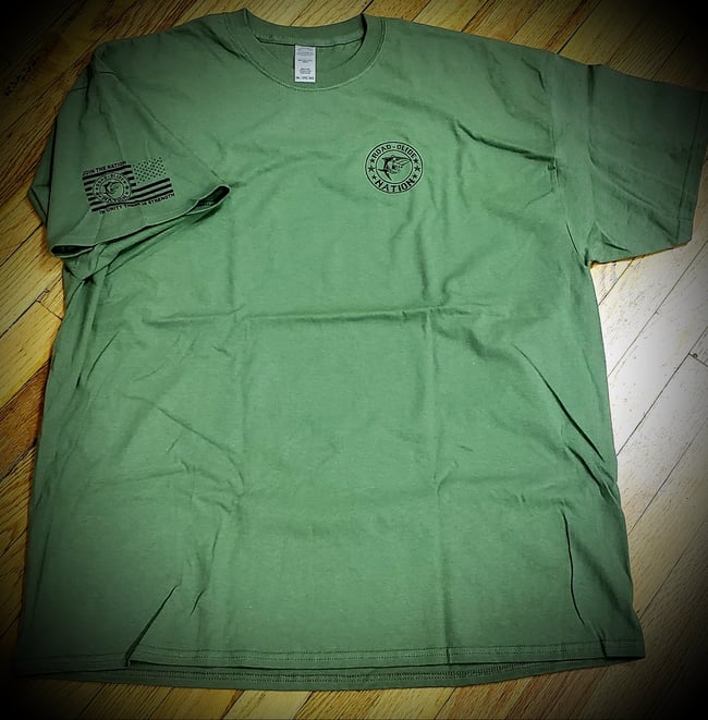 Road Glide Nation Military Green T