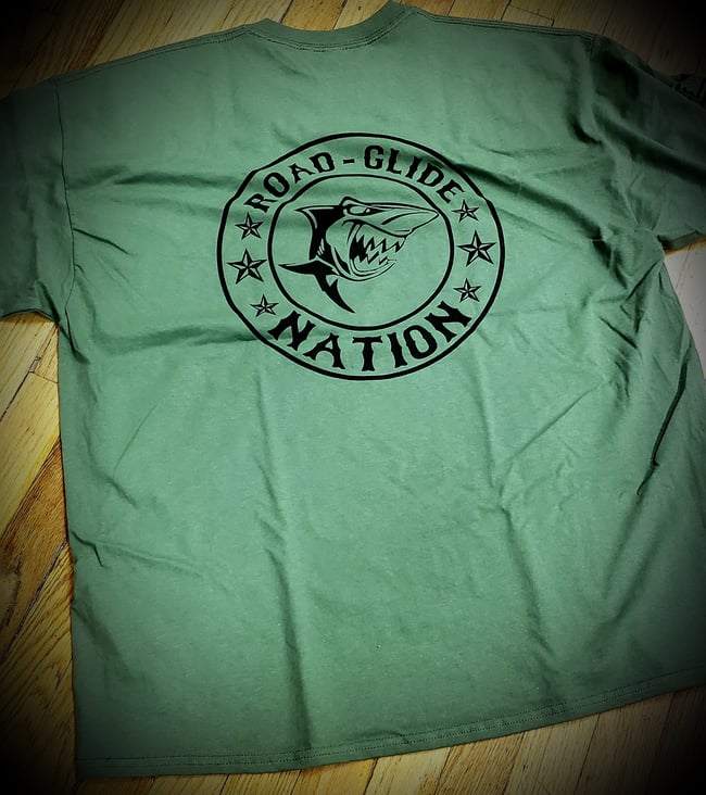 Road Glide Nation Military Green T