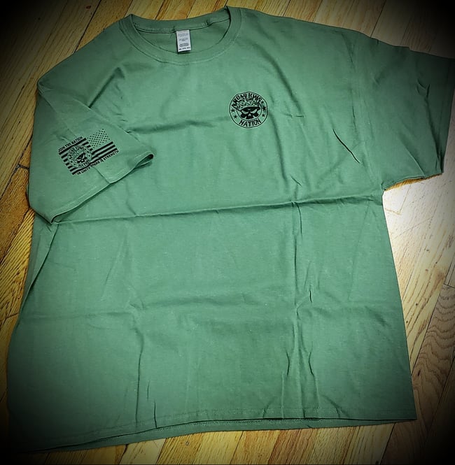 Road King Nation Military Green T