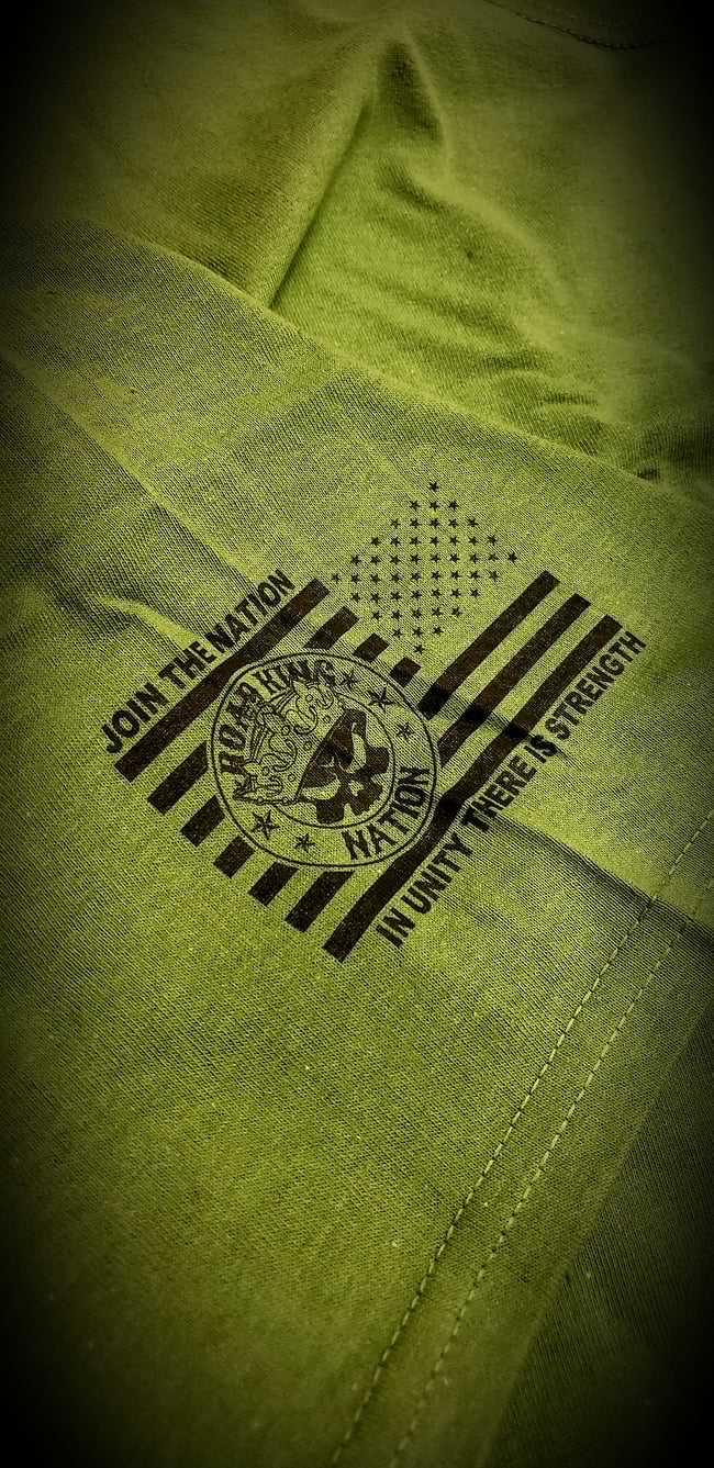 Road King Nation Military Green T