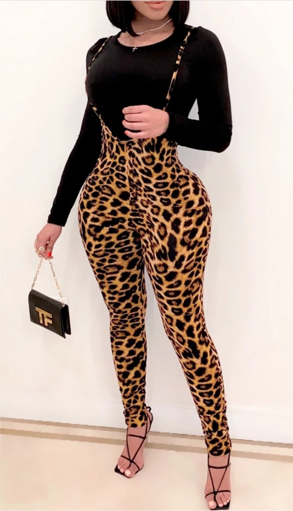 Top & Suspender Jumpsuit Set 