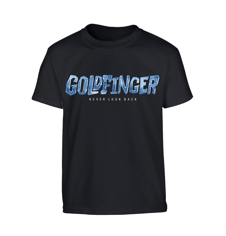 Never Look Back Logo T Shirt Preorder Goldfinger