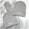 Folklore Beanie Hats (classic grey, white text)