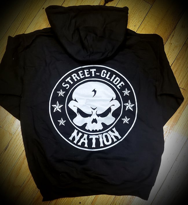 Street Glide Nation OG Hoodie (Grey Ink)