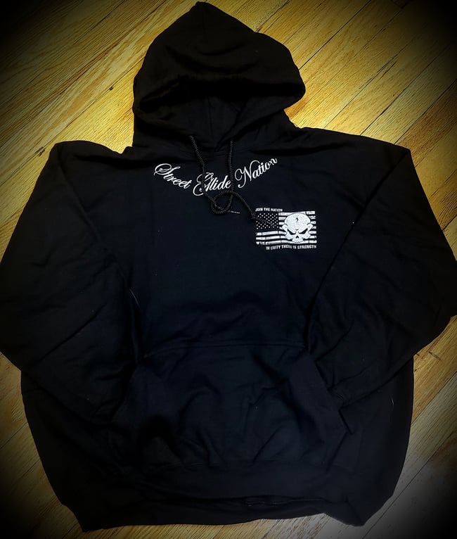 Street Glide Nation OG Hoodie (silver print)