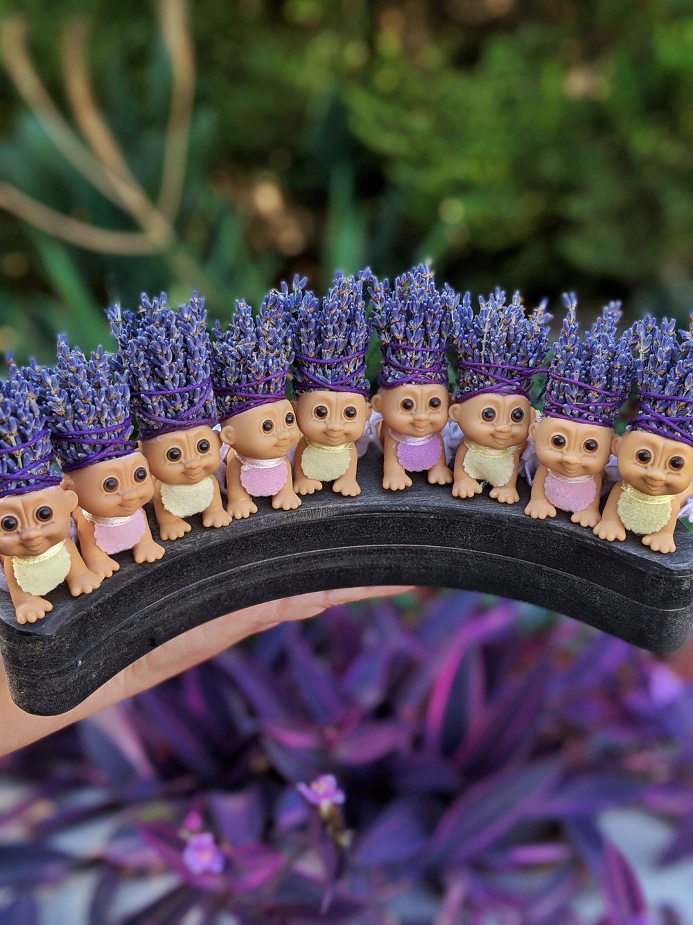 MADE TO ORDER: Dried Lavender Crawling Babe's 3"