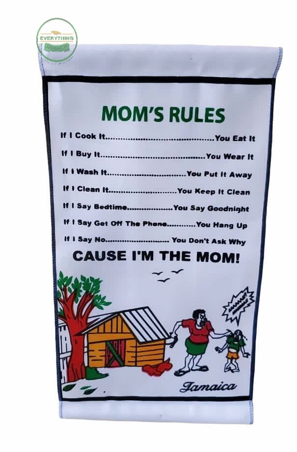 Mom Rules Scroll
