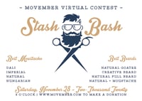 Image 1 of Movember Virtual Mustache Party Invitation