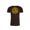 Wrongkind Stamp T-Shirt (Brown w/ Gold)
