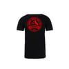Wrongkind Stamp T-Shirt (Black w/ Red)