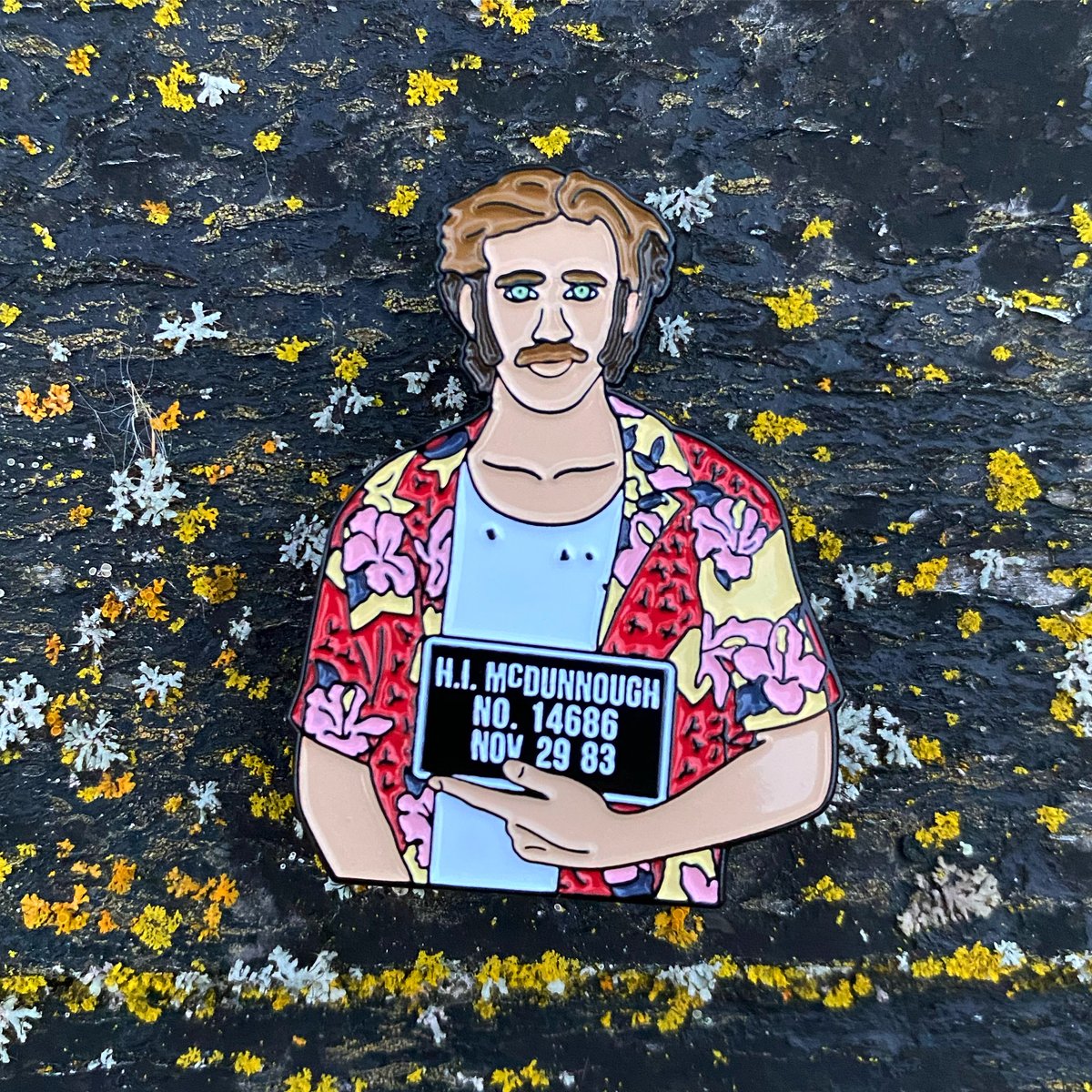 Image of Raising Arizona tribute - H.I. McDunnough pin