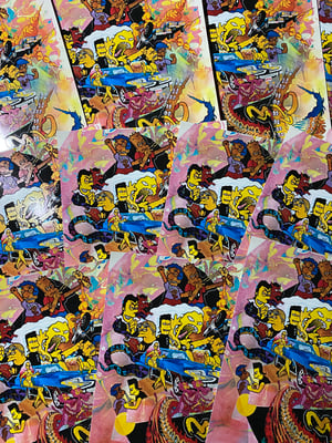 Image of Barsploitation sticker sheet