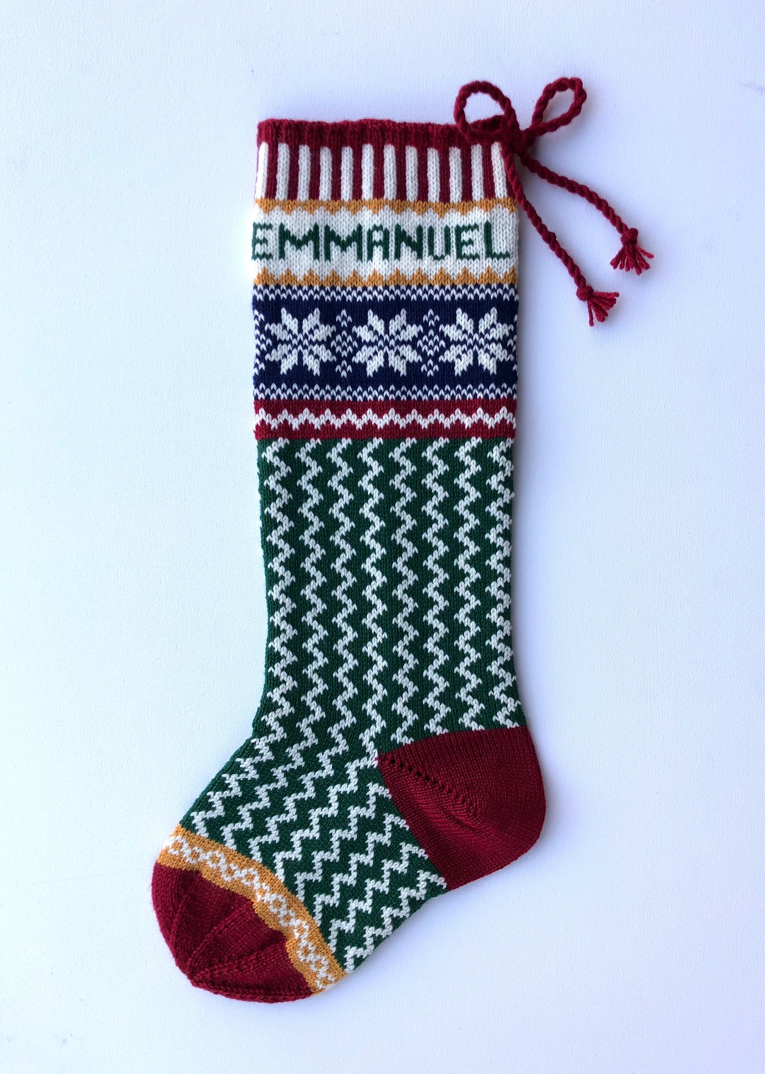 Image of Nordic Star Christmas Stocking