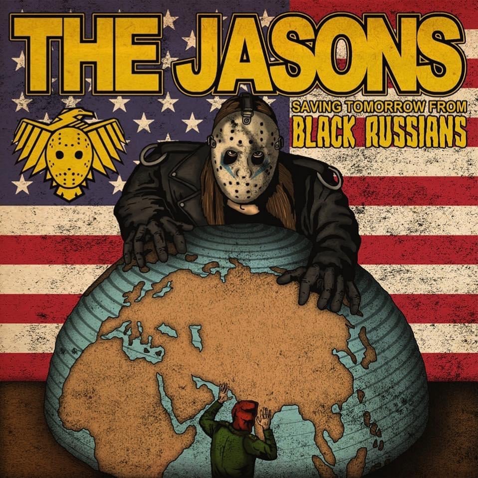 Image of The Jasons/Black Russians Split 7” ep (2nd Pressing)