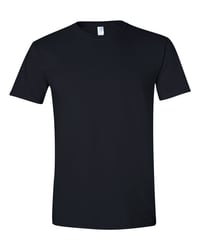 Gildan - Softstyle®  CREW Neck T-Shirt - 64000 BLACK