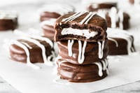 GLAZED CHOCOLATE DIPPED OREOS