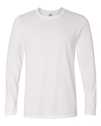 Gildan - Softstyle® LONG SLEEVE T-Shirt - 64400 WHITE ADULT