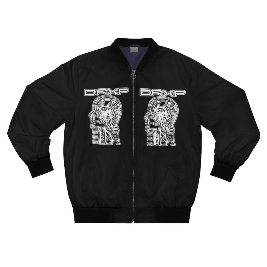 Image of  СОЗНАНИЕ  WHITE/BLACK BOMBER JACKET 