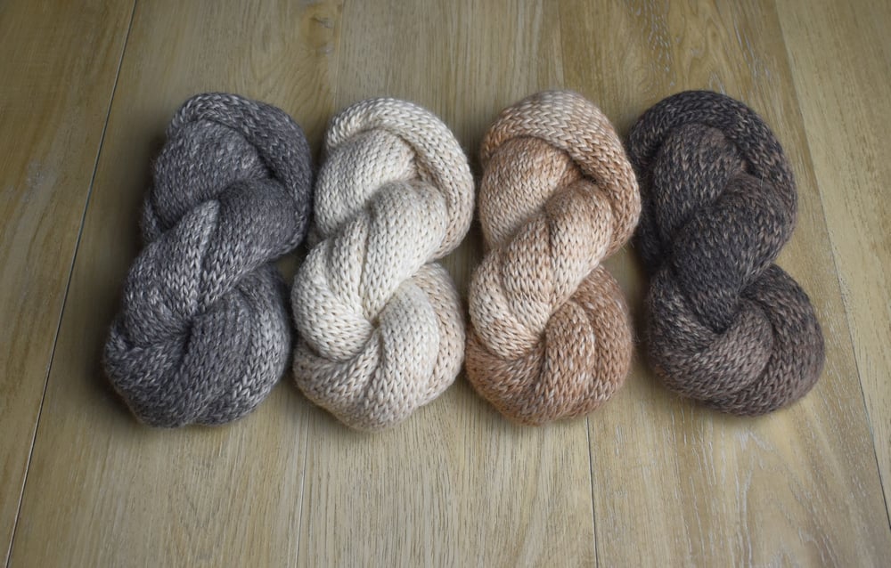 Image of Organic Alpaca Knit Wraps