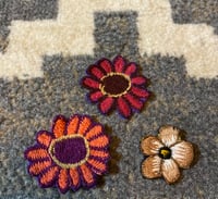 Image 1 of Flower power WINTER DAWN patches 