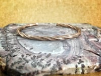 Image 1 of Large Twisted Copper Cuff