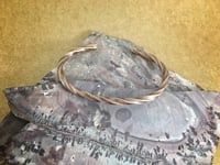 Image 2 of Large Twisted Copper Cuff